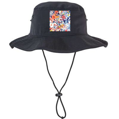 Colorful Flower Fabric Floral Pattern Bucket Hat