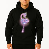 Cute Floral Flamingo Hoodie