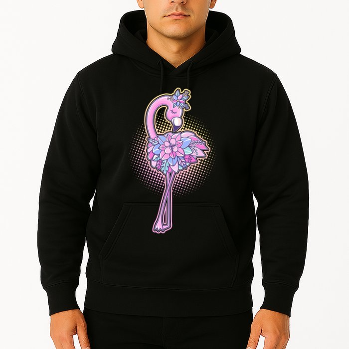 Cute Floral Flamingo Hoodie