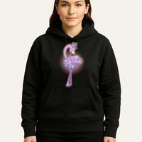 Cute Floral Flamingo Hoodie