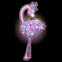 Cute Floral Flamingo Hoodie