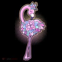 Cute Floral Flamingo 16 in Basic Backpack