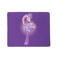 Cute Floral Flamingo Mousepad