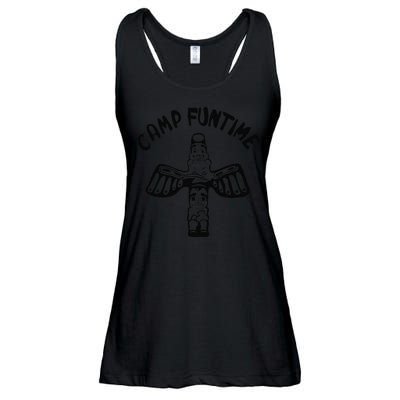 Camp Funtime, Gift, Punk, Rock, Retro, Summer Ladies Essential Flowy Tank