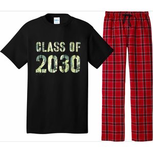 Camo Future Graduation Class Of 2030 6Th Grade Summer Camp Meaningful Gift Pajama Set