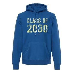 Camo Future Graduation Class Of 2030 6Th Grade Summer Camp Meaningful Gift Premium Hoodie