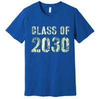 Camo Future Graduation Class Of 2030 6Th Grade Summer Camp Meaningful Gift Premium T-Shirt