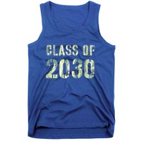 Camo Future Graduation Class Of 2030 6Th Grade Summer Camp Meaningful Gift Tank Top