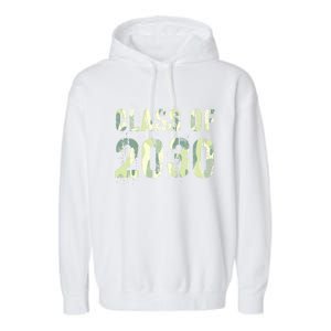 Camo Future Graduation Class Of 2030 6Th Grade Summer Camp Meaningful Gift Garment-Dyed Fleece Hoodie