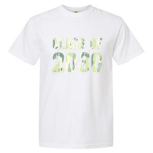 Camo Future Graduation Class Of 2030 6Th Grade Summer Camp Meaningful Gift Garment-Dyed Heavyweight T-Shirt