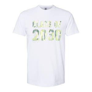 Camo Future Graduation Class Of 2030 6Th Grade Summer Camp Meaningful Gift Softstyle CVC T-Shirt