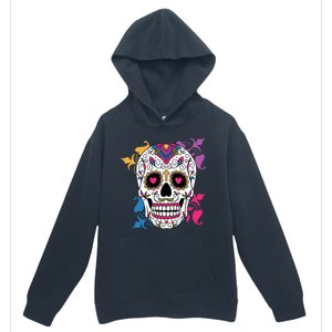 Candy Floral Graphic Skull Design Urban Pullover Hoodie