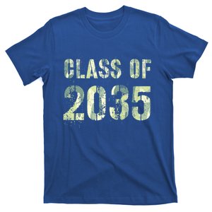 Camo Future Graduation Class Of 2035 Kindergarten Team First Cute Gift T-Shirt