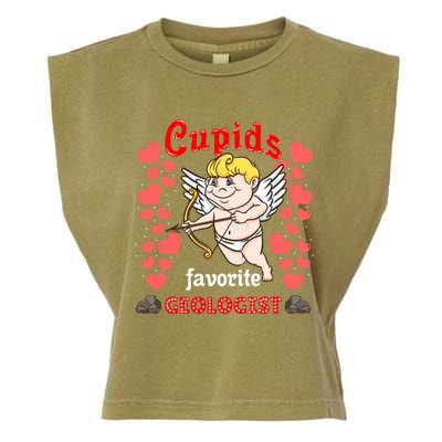 Cupids Favorite Geologist Valentines Day Gift Garment-Dyed Women's Muscle Tee