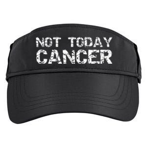 Cancer Free Gift Fun Treatment Quote Not Today Cancer Adult Drive Performance Visor