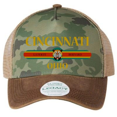 Cincinnati Funny Gift Ohio Funny Gift Fashion Design Funny Gift Tiger Face Funny Legacy Tie Dye Trucker Hat