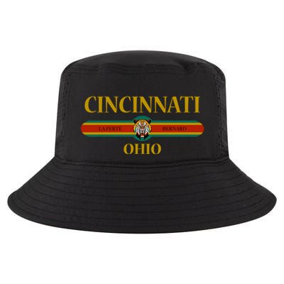 Cincinnati Funny Gift Ohio Funny Gift Fashion Design Funny Gift Tiger Face Funny Cool Comfort Performance Bucket Hat