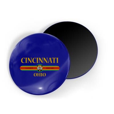 Cincinnati Funny Gift Ohio Funny Gift Fashion Design Funny Gift Tiger Face Funny Magnet