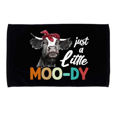 Cow Funny Gift Just A Little Moofunny Giftdy Funny Gift Cow's Lover Funny Gift F Microfiber Hand Towel