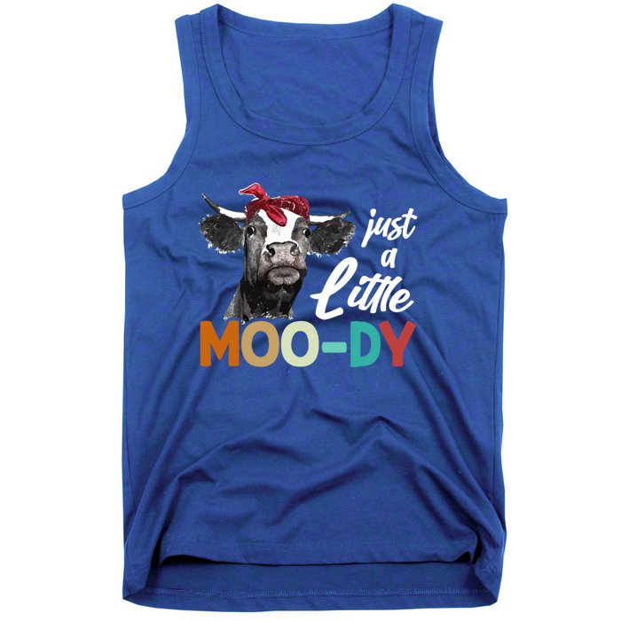 Cow Funny Gift Just A Little Moofunny Giftdy Funny Gift Cow's Lover Funny Gift F Tank Top