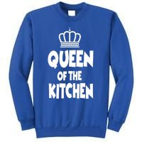 Cooking Funny Gift Queen Of The Kitchen Chef Cook Gift Sweatshirt