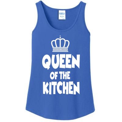 Cooking Funny Gift Queen Of The Kitchen Chef Cook Gift Ladies Essential Tank