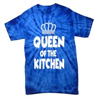 Cooking Funny Gift Queen Of The Kitchen Chef Cook Gift Tie-Dye T-Shirt