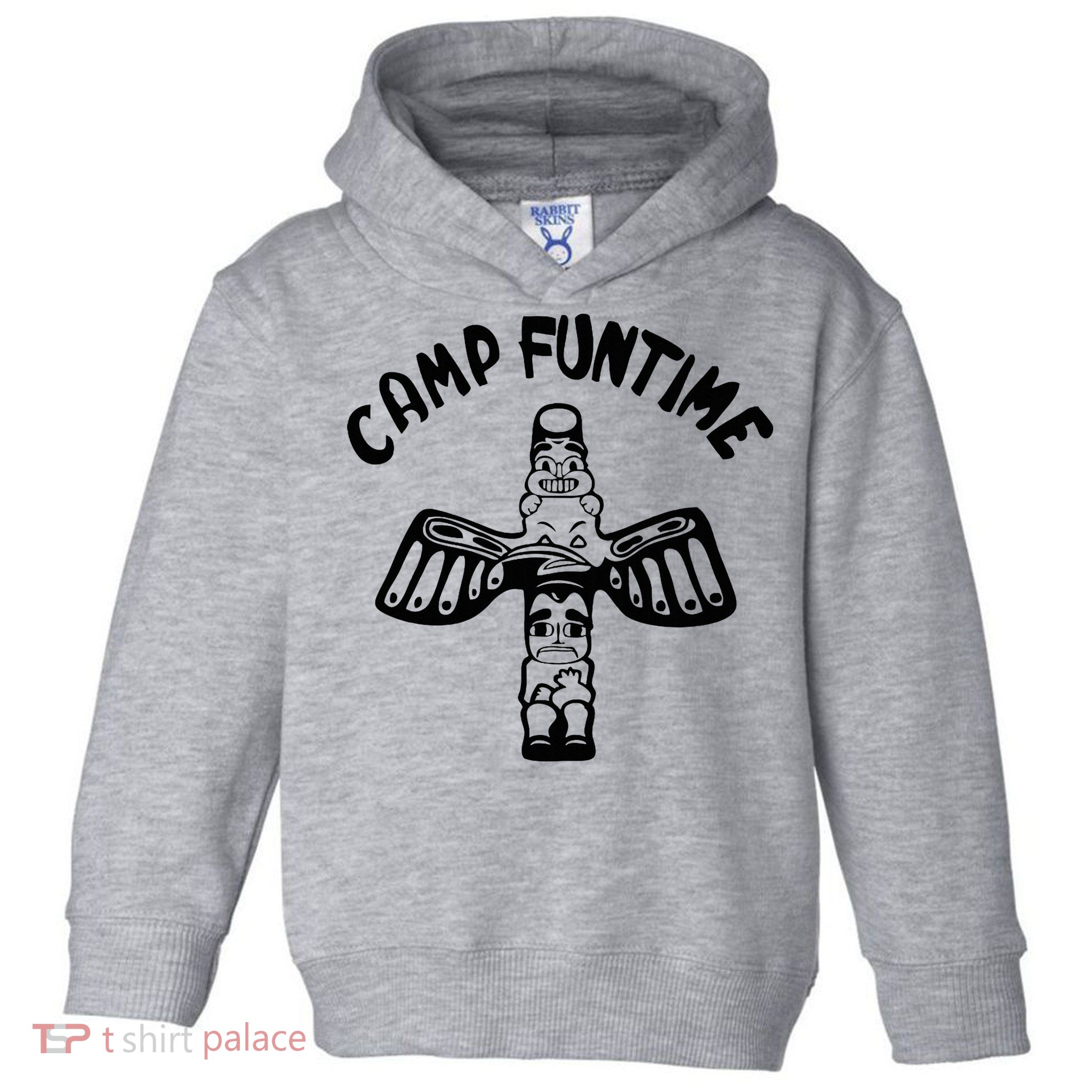 Camp Funtime Gift Punk Rock Retro Summer Toddler Hoodie