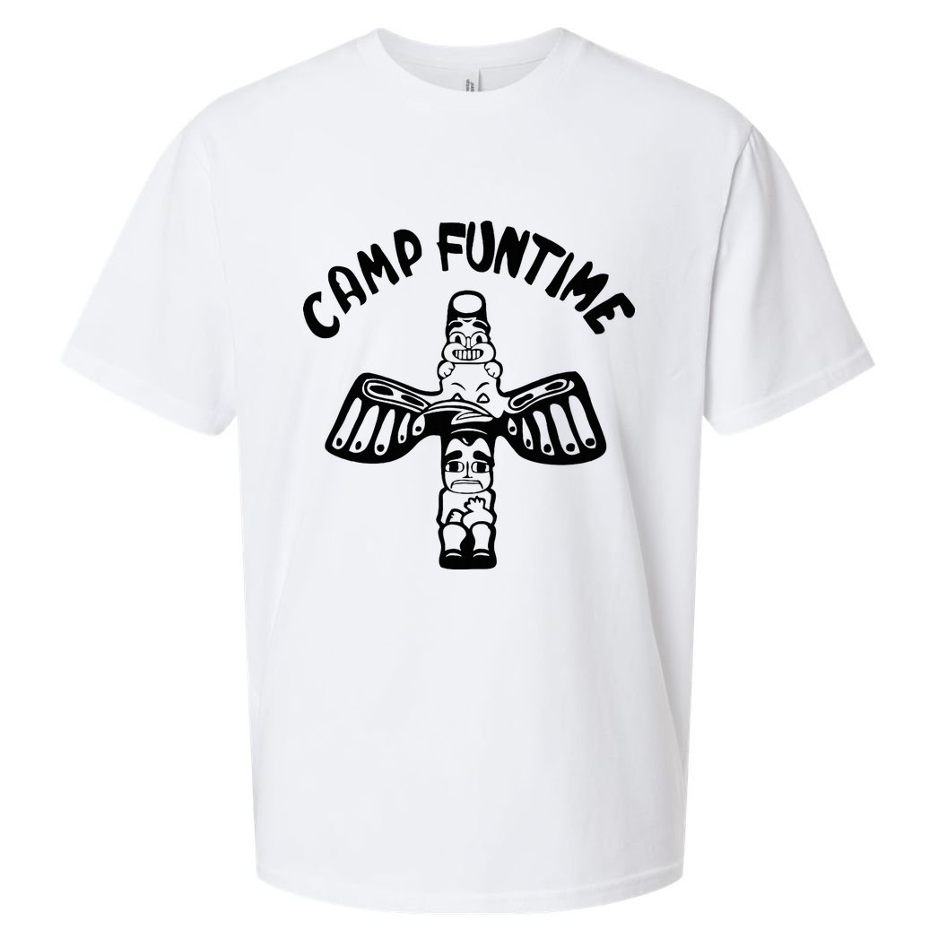 Camp Funtime Gift Punk Rock Retro Summer Sueded Cloud Jersey T-Shirt