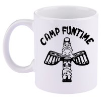 Camp Funtime Gift Punk Rock Retro Summer 11oz C Handle Ceramic Mug