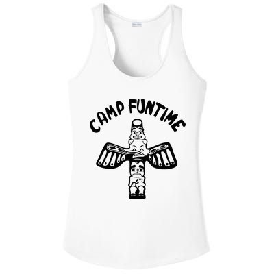 Camp Funtime Gift Punk Rock Retro Summer Ladies PosiCharge Competitor Racerback Tank