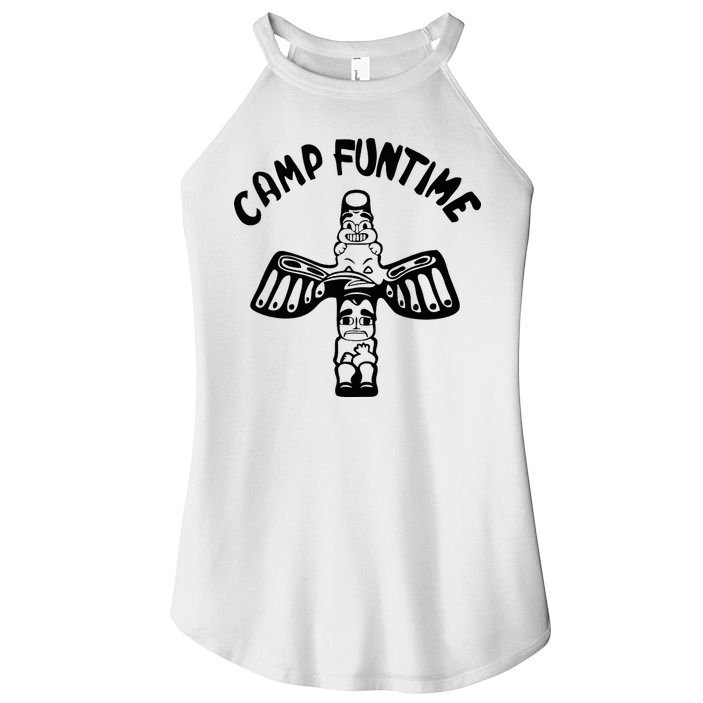 Camp Funtime Gift Punk Rock Retro Summer Women's Perfect Tri Rocker Tank
