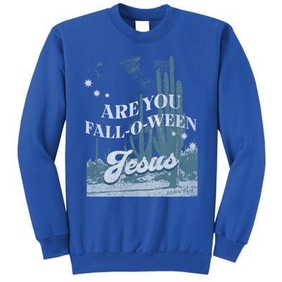 Christian Faith God Follow Jesus Hallowen Fall O Ween Gift Sweatshirt