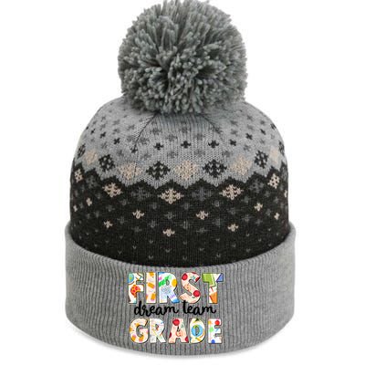 Cute First Grade Dream Team Back To School The Baniff Cuffed Pom Beanie