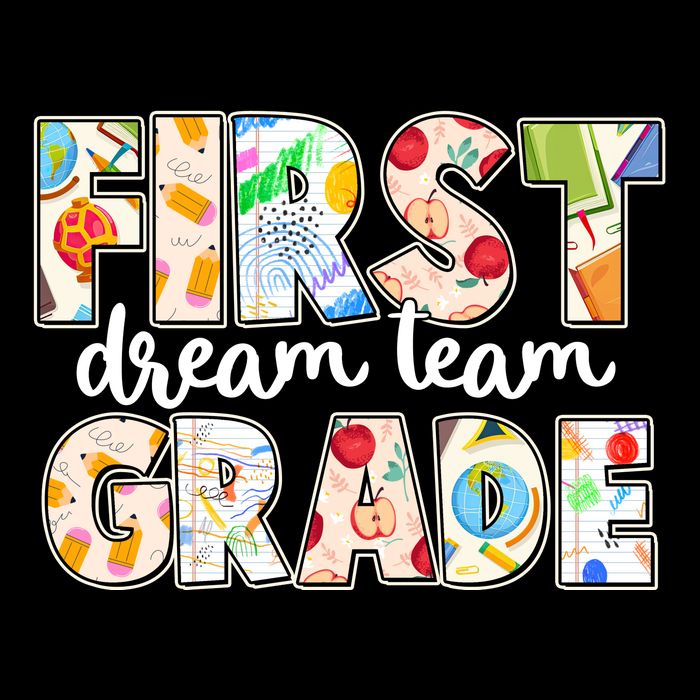 Cute First Grade Dream Team Back To School Cooling Performance Crew T-Shirt