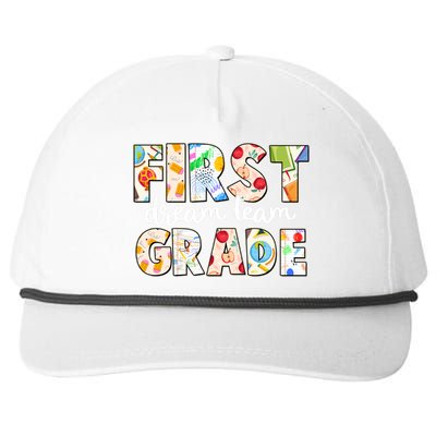 Cute First Grade Dream Team Back To School Snapback Five-Panel Rope Hat