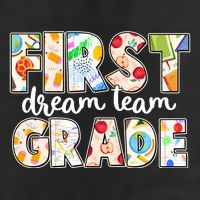 Cute First Grade Dream Team Back To School Adult Drive Performance Visor