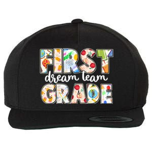 Cute First Grade Dream Team Back To School Wool Snapback Cap