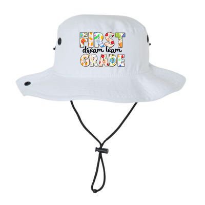 Cute First Grade Dream Team Back To School Legacy Cool Fit Booney Bucket Hat