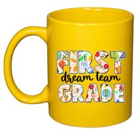 Cute First Grade Dream Team Back To School 11oz C Handle Ceramic Mug