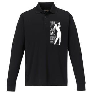 Coaches Funny Gift Meaningful Gift Performance Long Sleeve Polo