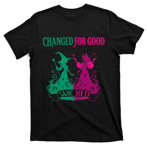 Changed For Good Funny Halloween Witch Women T-Shirt