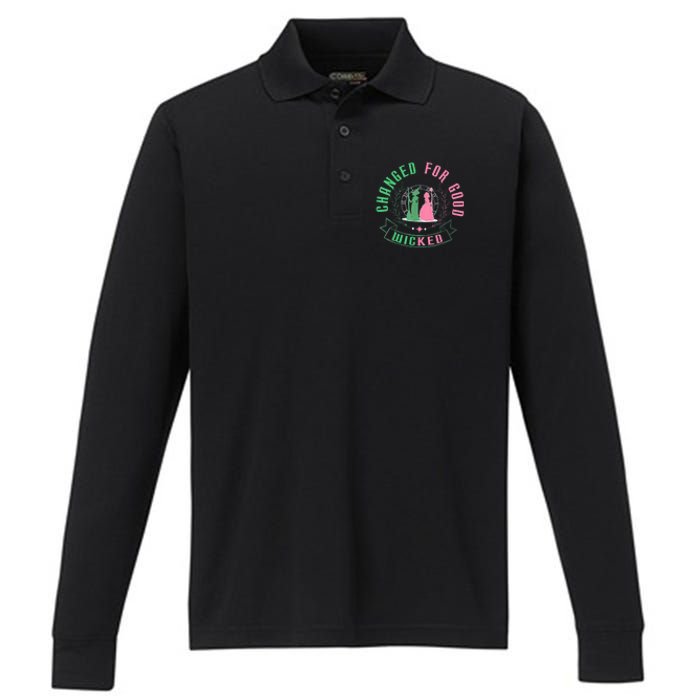 Changed For Good Performance Long Sleeve Polo