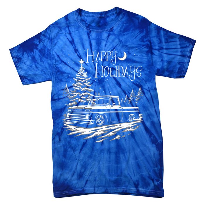 Classic First Gen C10 6066 Apache Happy Holidays Christmas Gift Tie-Dye T-Shirt