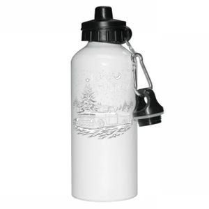 Classic First Gen C10 6066 Apache Happy Holidays Christmas Gift Aluminum Water Bottle