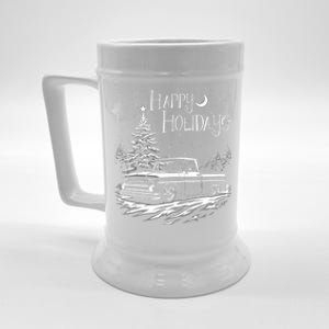 Classic First Gen C10 6066 Apache Happy Holidays Christmas Gift Beer Stein