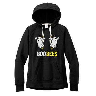 Cute Funny Ghost Halloween Boo Bees Gift Boobees Cute Gift Women's Fleece Hoodie