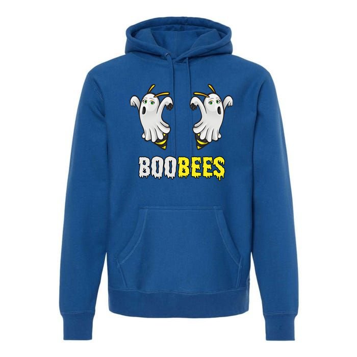 Cute Funny Ghost Halloween Boo Bees Gift Boobees Cute Gift Premium Hoodie