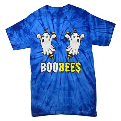 Cute Funny Ghost Halloween Boo Bees Gift Boobees Cute Gift Tie-Dye T-Shirt