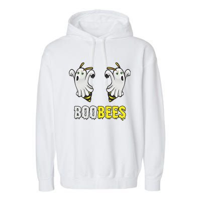 Cute Funny Ghost Halloween Boo Bees Gift Boobees Cute Gift Garment-Dyed Fleece Hoodie